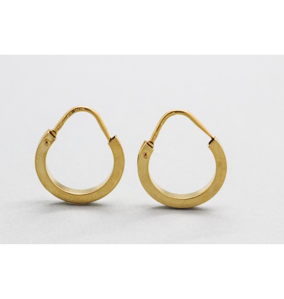 18kt Yellow Gold Hoop Earrings