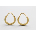 18Kt Yellow Gold Hoop Earrings
