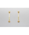 18Kt Yellow Gold Cubic Zirconia Earrings