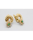 18kt Yellow Gold Gemstone Earrings