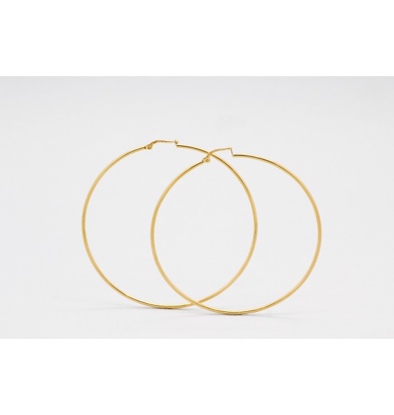 18kt Yellow Gold Hoop Earrings