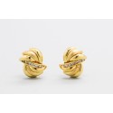 Pendientes en Oro Amarillo de 18 Quilates con Circonitas