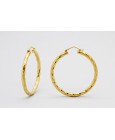 18kt Yellow Gold Hoop Earrings