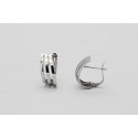 Pendientes en Oro Blanco de 18 Quilates