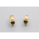 18Kt Yellow Gold Pearl Earrings