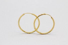 Pendientes de Aro en Oro Amarillo de 18 Quilates