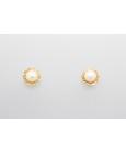 Pendientes de Perlas en Oro Amarillo de 18 Quilates