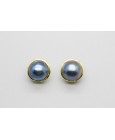 Pendientes de Perlas en Oro Amarillo de 18 Quilates
