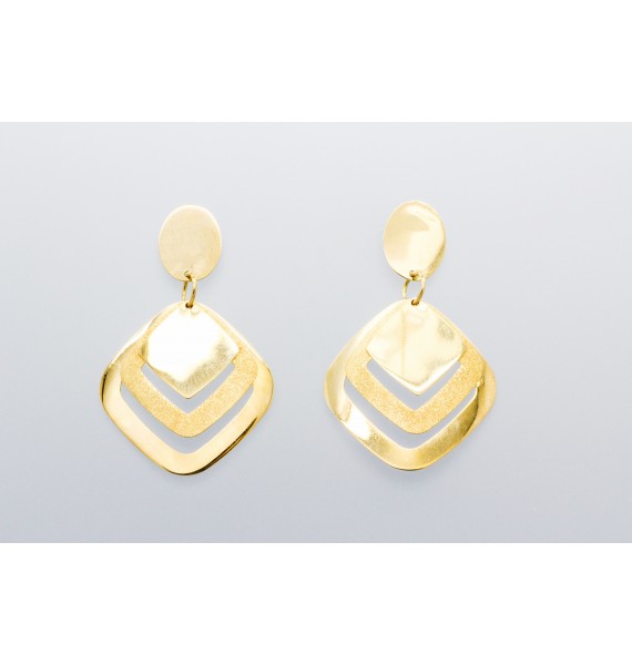 18Kt Yellow Gold Stud Earrings