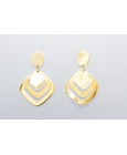 Pendientes de Presión en Oro Amarillo de 18 Quilates