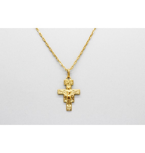 Colgante Cruz en Oro de 18 Quilates