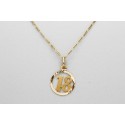 Colgante "18" en Oro Amarillo de 18 Quilates