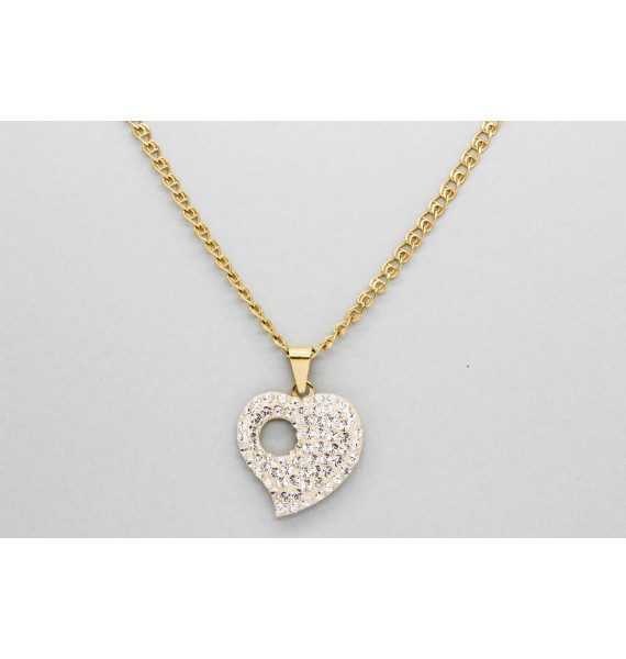 Colgante Corazón en Oro de 18 Quilates