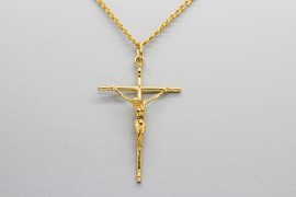 18Kt Yellow Gold Cross Pendant