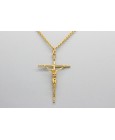 Colgante Cruz en Oro de 18 Quilates
