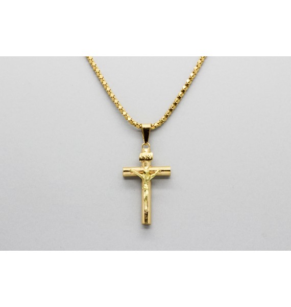 Colgante Cruz en Oro de 18 Quilates