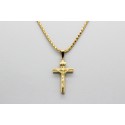 Colgante Cruz en Oro de 18 Quilates