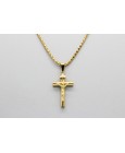 Colgante Cruz en Oro de 18 Quilates