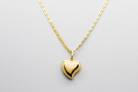 Colgante Corazón en Oro de 18 Quilates