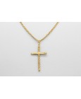 Colgante Cruz en Oro de 18 Quilates
