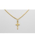 Colgante Cruz en Oro de 18 Quilates