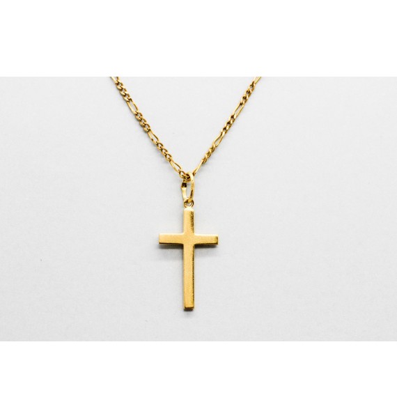 Colgante Cruz en Oro de 18 Quilates