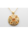 18Kt Yellow Gold Citrine Pendant