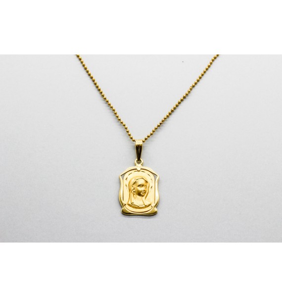 Colgante Virgen María en Oro de 18 Quilates