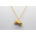 Colgante Coche Vintage en Oro de 18 Quilates