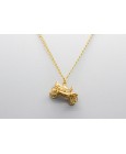 Colgante Coche Vintage en Oro de 18 Quilates