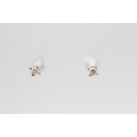 Pendientes de Diamantes en Oro Blanco de 18 Quilates