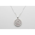 18Kt White Gold "Bvlgari" Pendant