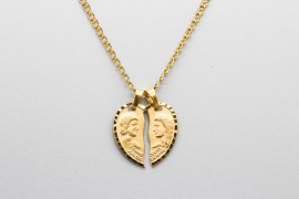 18Kt Yellow Gold Heart Pendant