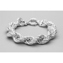 Sterling Silver Twist Bangle