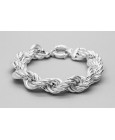 Silver Twist Bangle