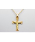 18Kt Yellow Gold Cross Pendant