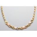 18Kt Tri-Tone Gold Necklace