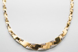 18Kt White & Yellow Gold Necklace