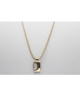 18Kt Gold Gemstone Necklace with Pendant