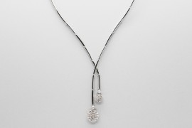 18Kt White Gold Diamond Necklace