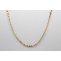 18Kt Yellow Gold Curb Link Chain - 40cm