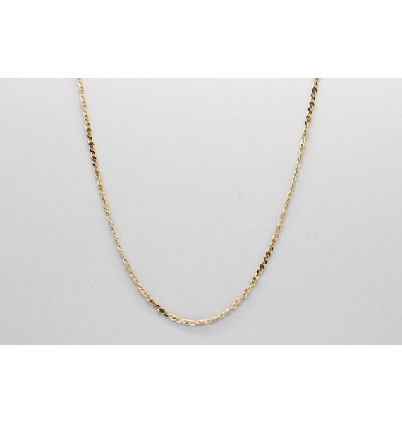 Cadena Ovalada en Oro de 18 Quilates - 50cm