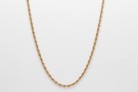 18Kt Yellow Gold Curb Link Chain - 50cm
