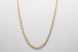 18Kt Yellow Gold Singapore Chain - 50cm