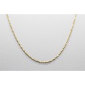 18Kt Yellow Gold Singapore Chain - 40cm
