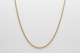 Cadena Cordón Salomónico en Oro 18 Quilates - 40cm