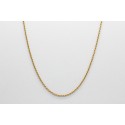 18Kt Yellow Gold Rope Chain - 50cm