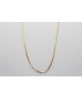 18Kt Yellow Gold Mariner Link Chain - 50cm