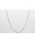 18Kt Yellow Gold Figaro Chain - 50cm
