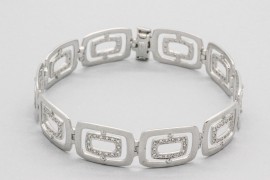 Pulsera en Oro de 18 Quilates con Circonitas